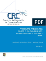 Preguntas Frecuentes Rpu-2011