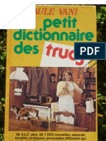 Petit Dictionnaire Des Trucs