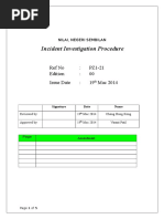 Incident Investigation Procedure.
