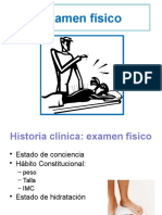 3) Examen Físico