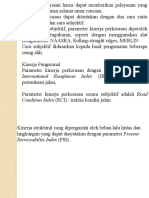 Sistem Perencanaan Jalan - Kinerja Perkerasan