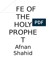 Life of The Holy Prophet