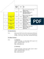 Specification of Strainer