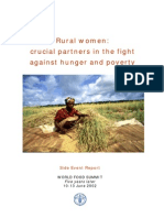 Rural Women ~ Crucial Partners in the Fight Against Hunger and Poverty