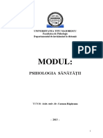 Psihologia Sanatatii Id Anul II