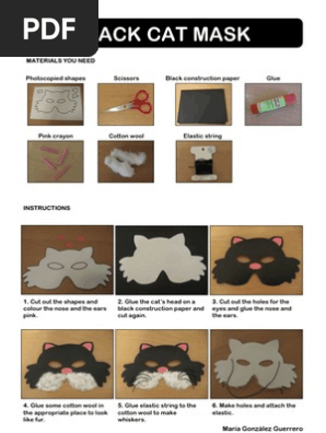 Black Cat Mask