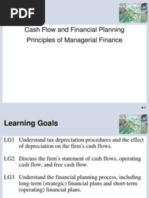 04 Chapter 4 Cash Flow Financial Planning Cash Flow Statement Depreciation