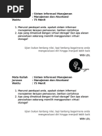 KUESIONER PENELITIAN