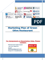 Marketing Plan of Green Olive Restaurant