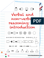 Verbal and Non Verbal Reasoning Learning Pack