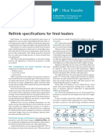 Rethink Specifications for Fired Heaters