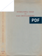 MacgillavryRieckEds InternationalTablesForX RayCrystallographyVol3 Text