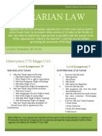 UB Agrarian Law Overview of Land Tenure and Rights Conversion