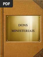 Dons Ministeriais Aula15