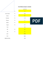 Coal Combustion Calculations