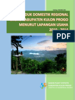 PDRB Menurut Lapangan Usaha Kabupaten Kulon Progo 2014