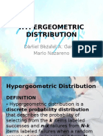 HYPERGEOMETRIC DISTRIBUTION - Daniel Bezalel Garcia, John Marlo Nazareno
