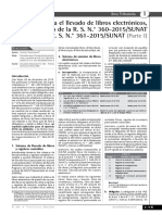 Boletín Tributario - Novedades Para El Llevado de Libros Electrónicos, A Propósito de La RS 360 - 2015 y 361 - 215 SUNAT - I PARTE