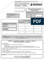 Codigo Modif Datos Casilleros - Sunat