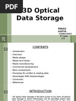 3D Optical Data Storage