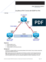 CCNPv6 ROUTE Lab8-2 Manual IPv6 Tunnel EIGRP Student