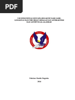 Download UJI EFEKTIFITAS SENYAWA BIOAKTIF DARI JAHE LENGKUAS DAN THE HIJAU SEBAGAI ZAT ANTIBAKTERI DAN ANTIFUNGAL ALAMIAH  by fabrian SN308181069 doc pdf