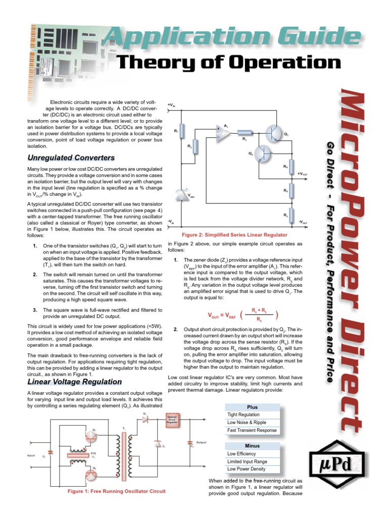 DC/DC Converter Operation Overview | PDF | Amplifier | Power Supply