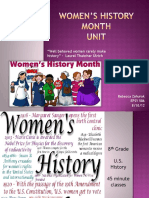 Unit Plan - Women S Hmunit