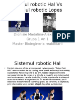 Sistemul Robotic Hal vs Sistemul Robotic Lopes