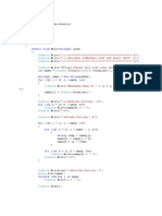 Program: Using Using Using Using Namespace Class Static Void String