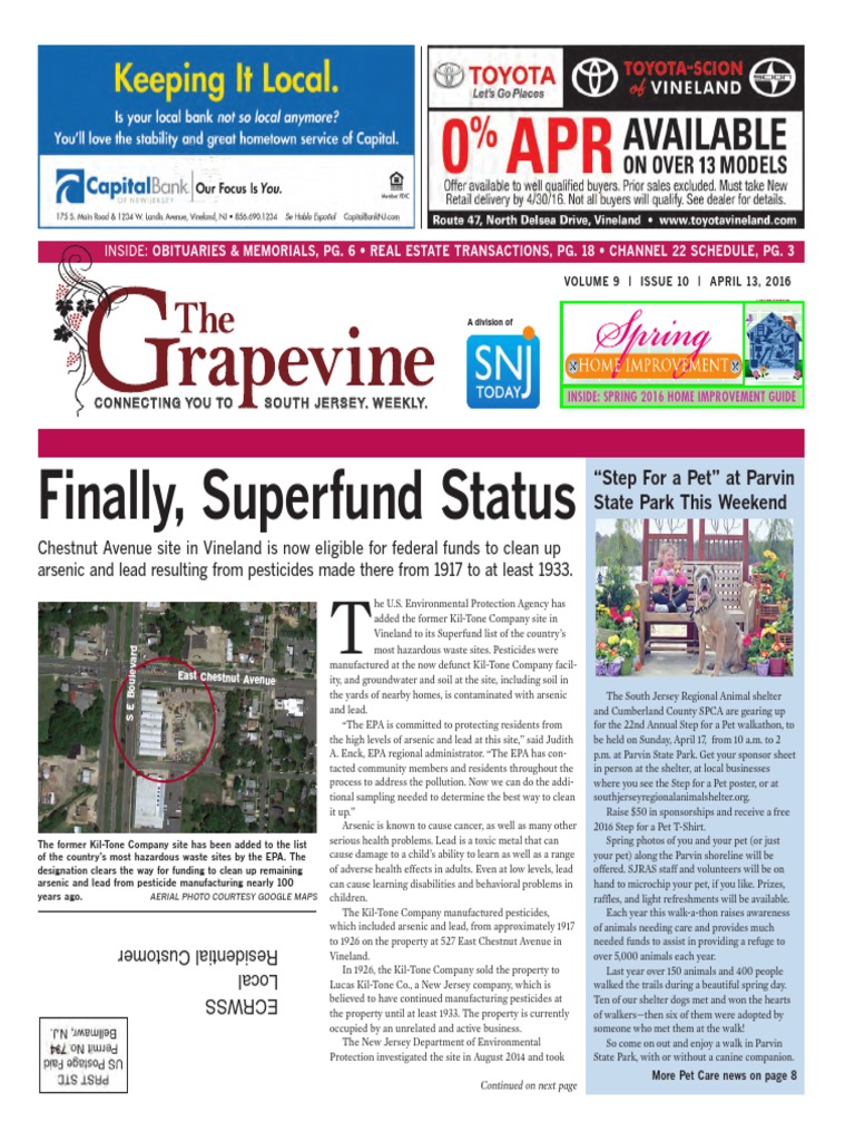 04 13 16 | PDF | Visual Impairment | Superfund