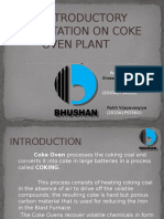 An Introductory Presentation On Coke Oven Plant