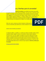 Vitaminas y Hierbas Para La Ansiedad