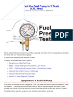 Como Testar A Bomba de Combustível - 1 PDF