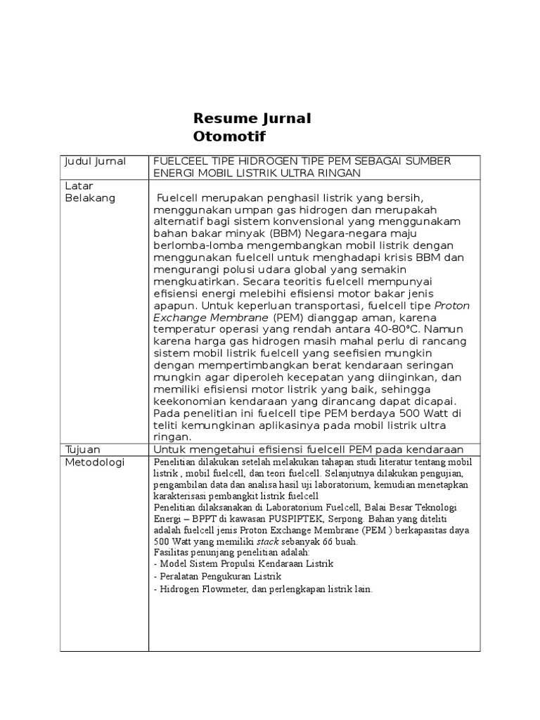 Resume Jurnal Ms Word Pdf