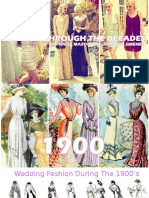 Wedding Fashion and Trends of the 1900s