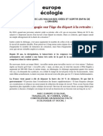 Europe Écologie: STOP À La Démagogie Sur L'âge Du Départ À La Retraite