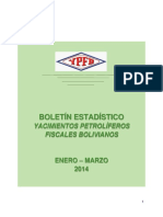 Boletinestadistico Enero- Marzo2014