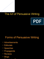 The Art of Persuasive Writing