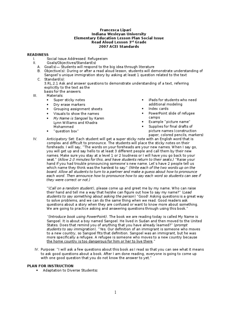 Sangoel | PDF | Educational Assessment | Lesson Plan