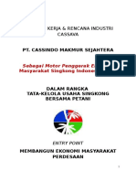 Sejarah Perusahaan Dan Program PT. Cassindo Makmur Sejahtera