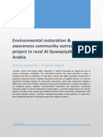 Final Report-Environmental Restoration and Awareness Community Outreach Project in Rural Al Quwayiyah Saudi Arabia