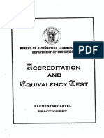 Practice Set Elementary