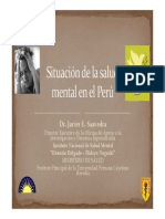 Situacion actual de la salud mental en el PERU