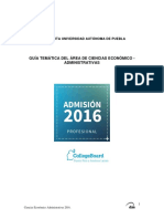 BUAP Guía 2016_Economico_Administrativas
