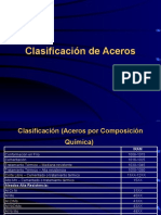 Clasificacion de Los Aceros