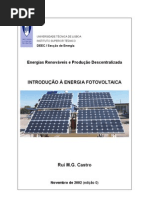 Introducao a Energia Fotovoltaica