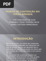 Muros de Contenção Em Terra Armada - Apresentação