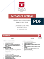 MECÁNICA GENERAL - Clase1 - Introducción PDF