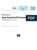 Super Simple Ipod FM Transmitter - Make